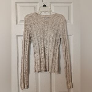 American Eagle Womens Off-White Sweater Size Medium